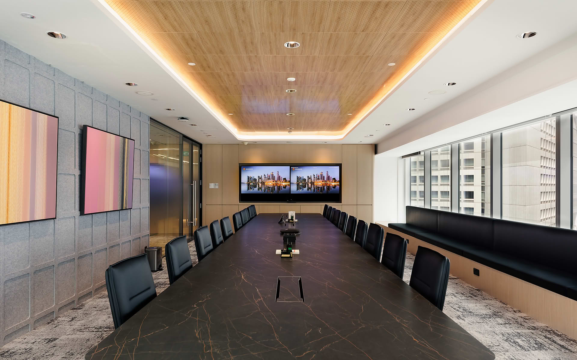 Photo of interior design for Goodwind office at Singapore Land Tower