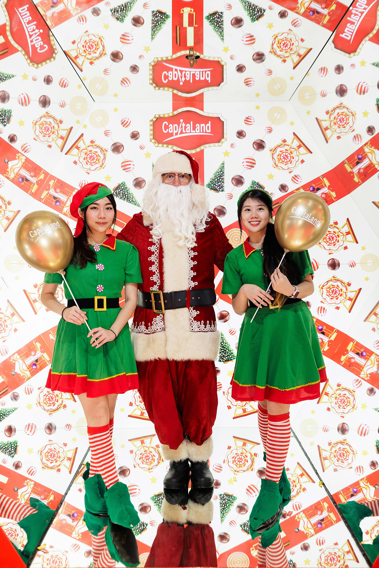 KitKat Christmas elves and Santa Claus