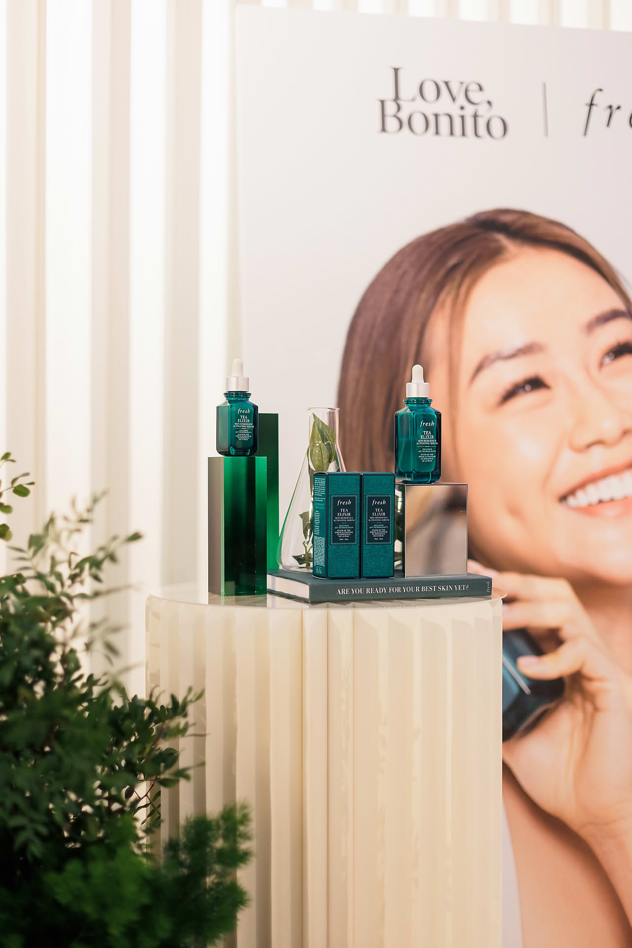 Product showcase at Love Bonito & Fresh PR event
