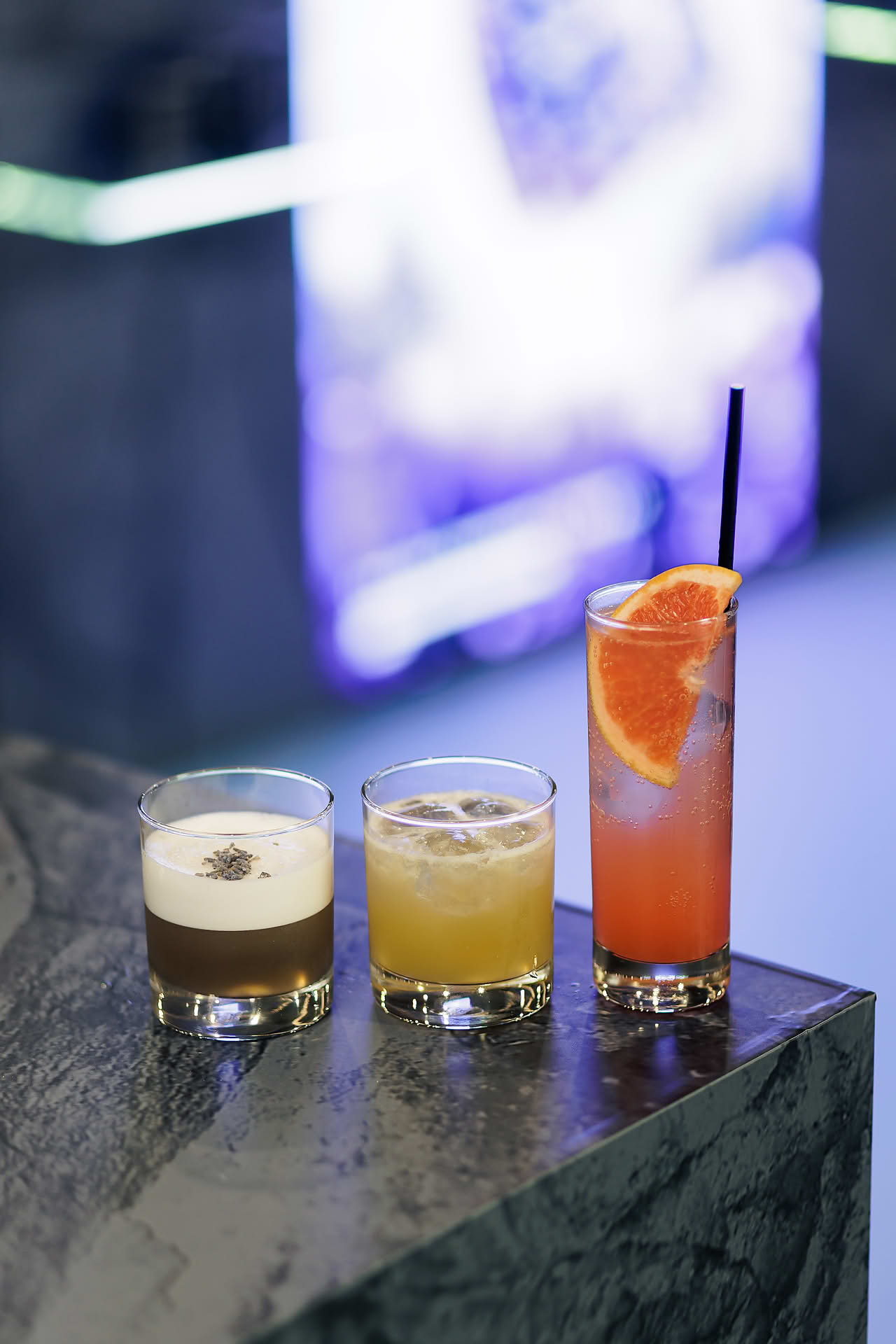 Drinks served at MCM pop-up stall at Paragon
