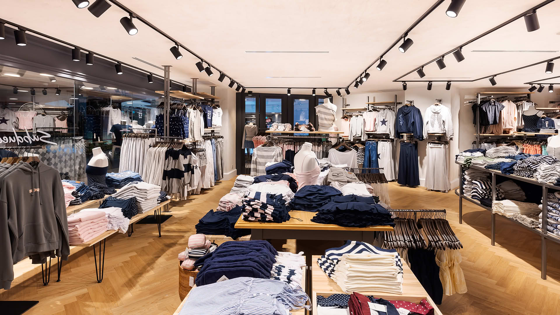 Interior design of Subdued retail store