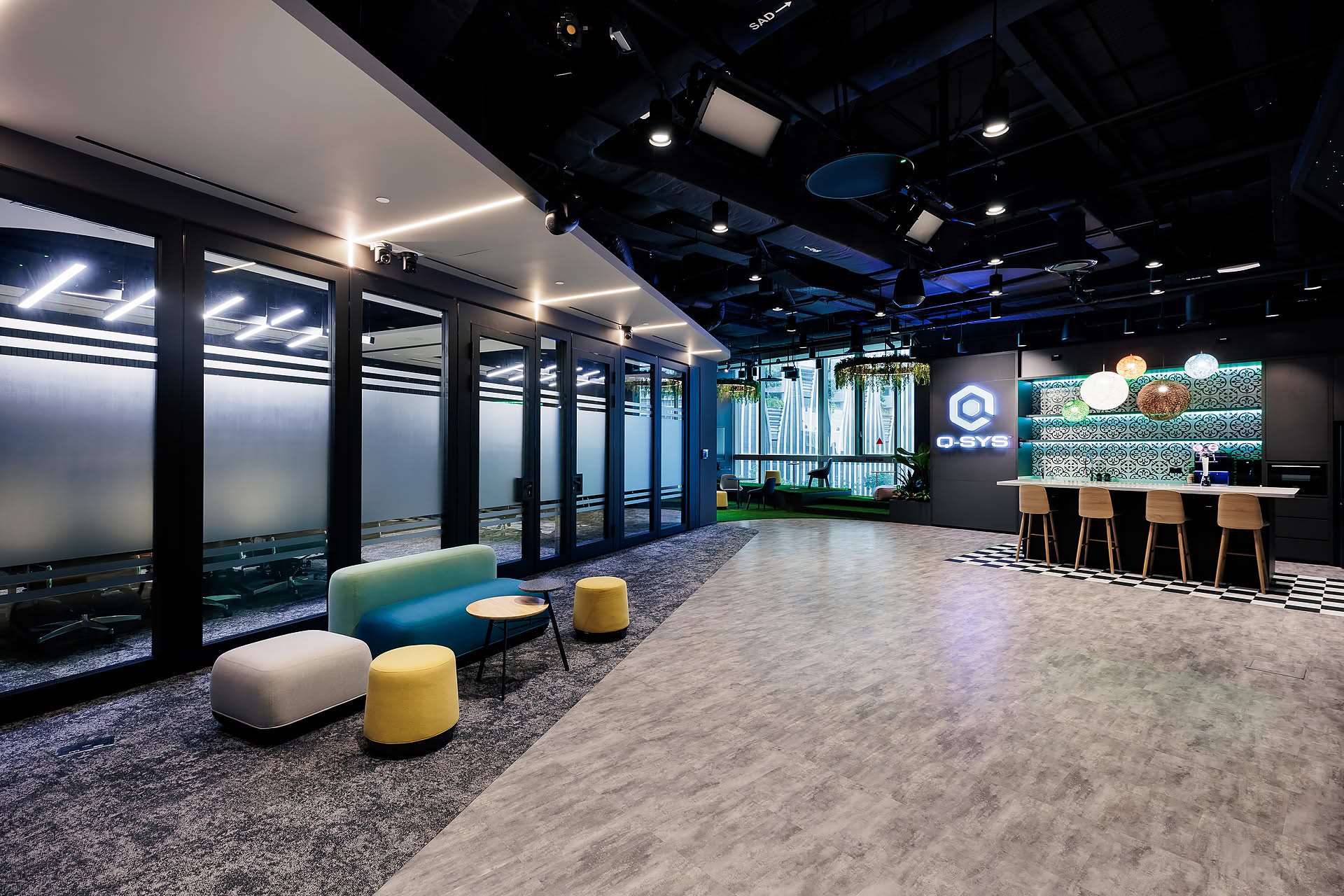 Q-SYS office interior design