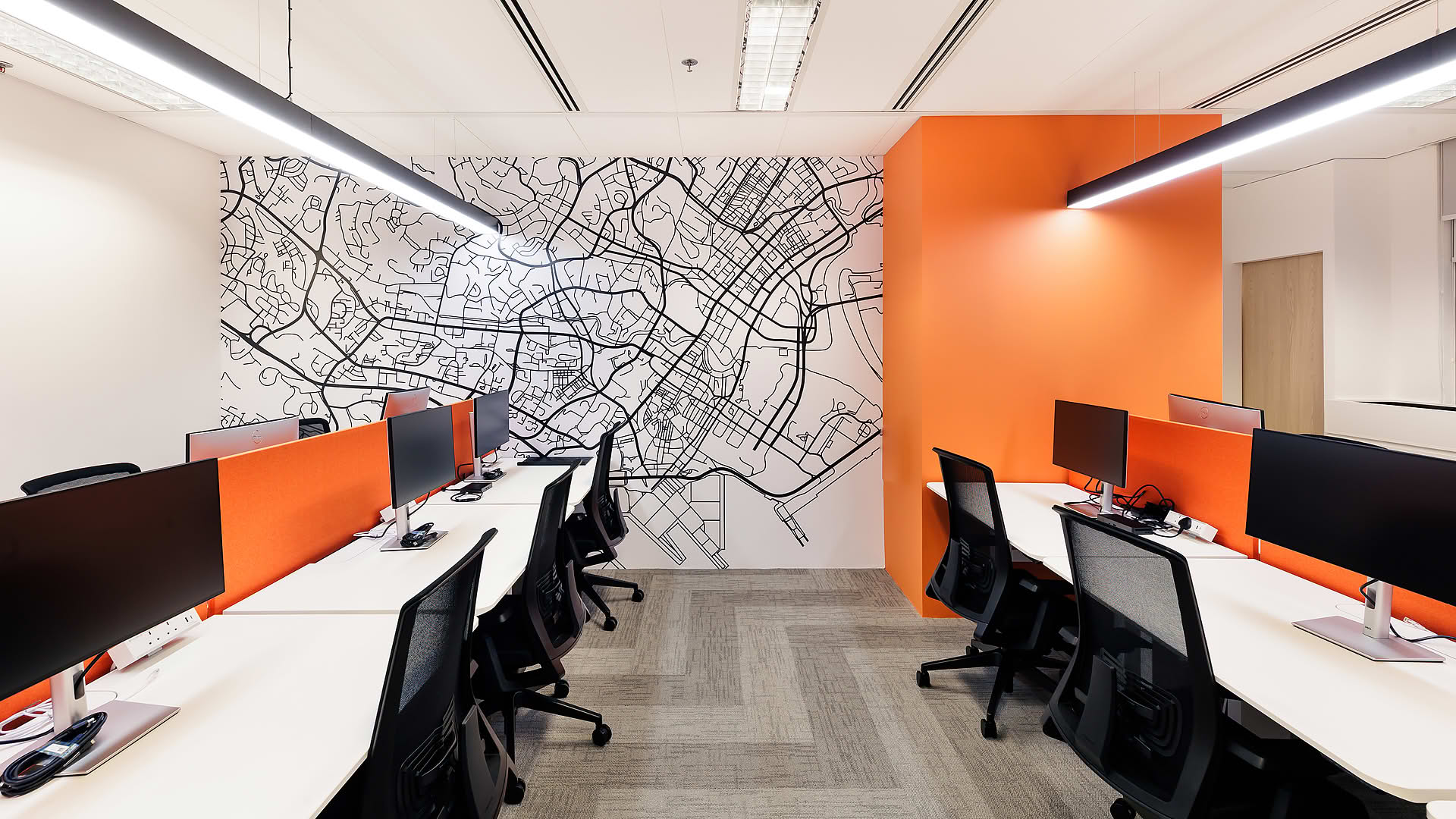 Quest office interior design at SGX Centre