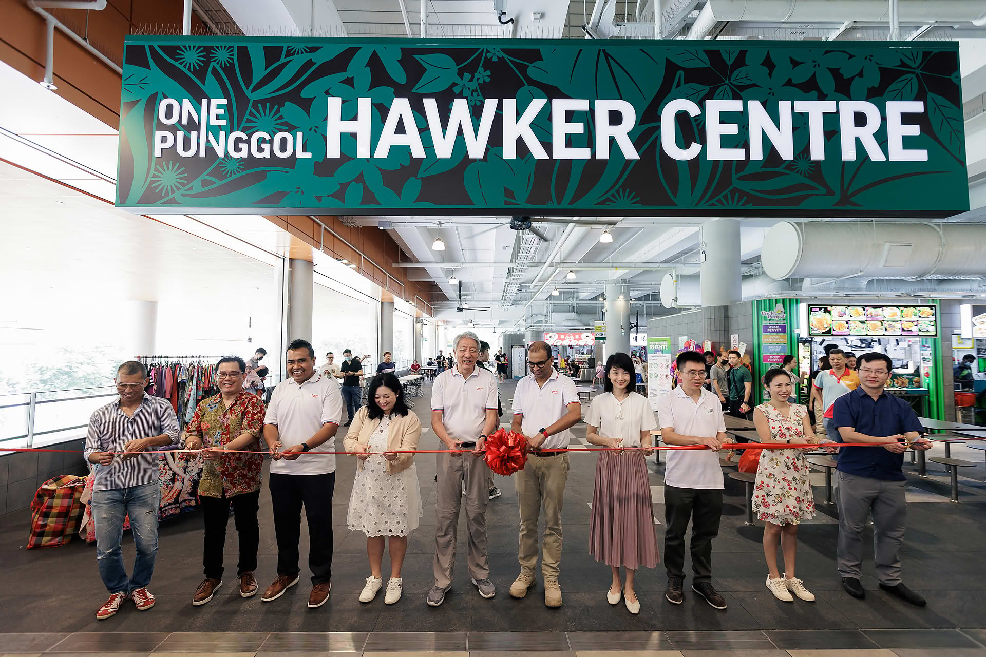 MP ribbon cutting at One Punggol Hawke Centre