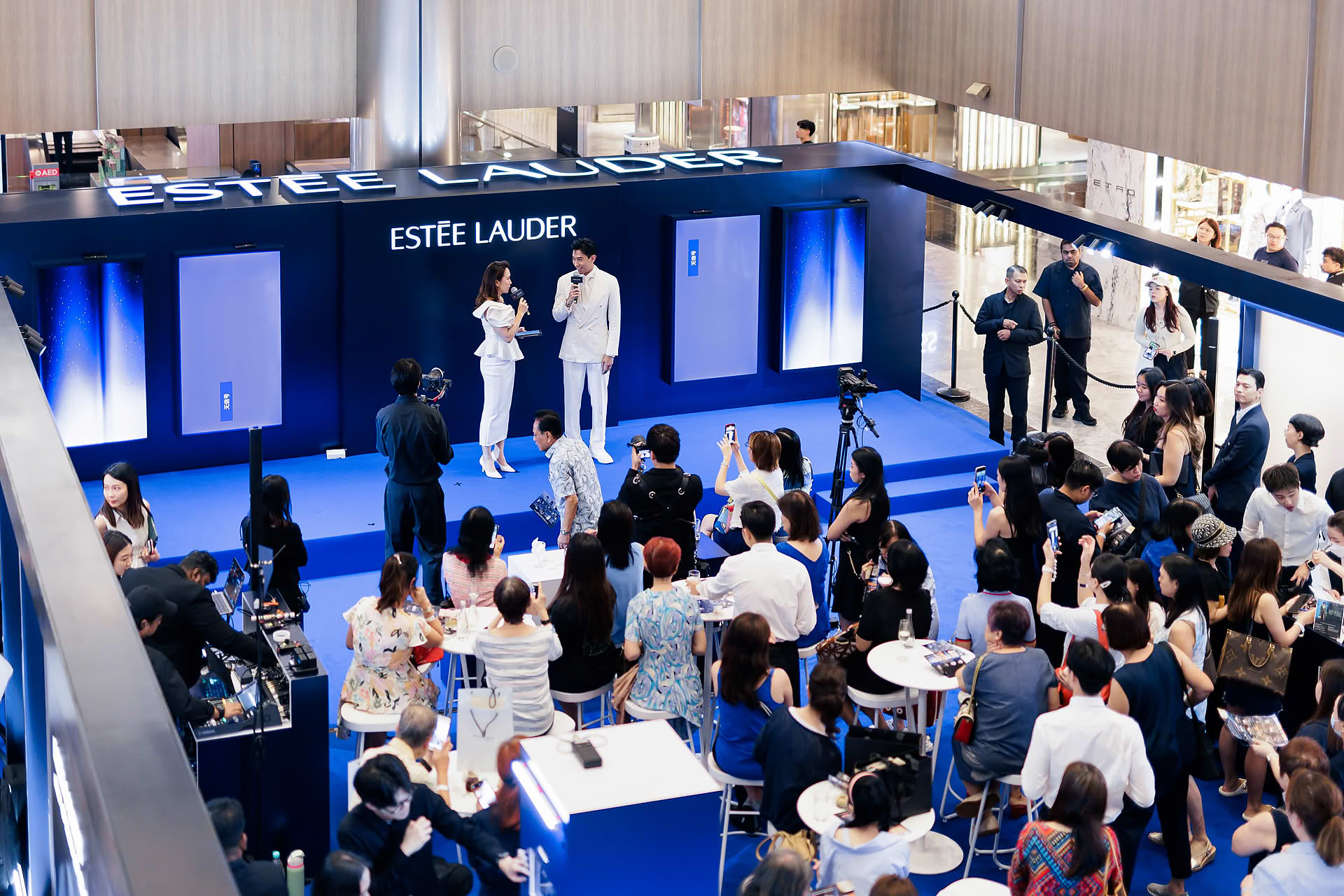 Desmond Tan invited to Estee Lauder PR event at Paragon