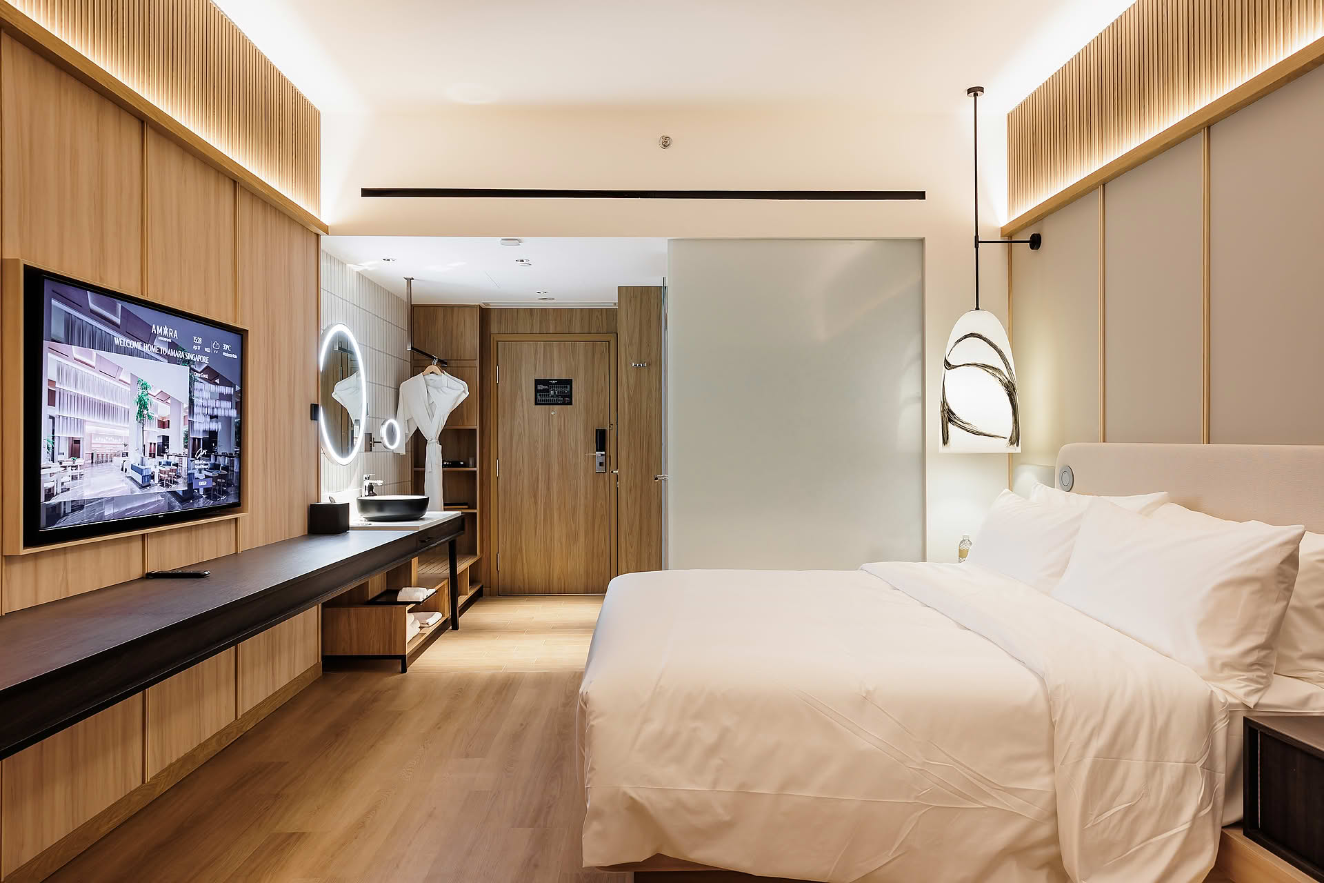 Amara Singapore hotel room interior design