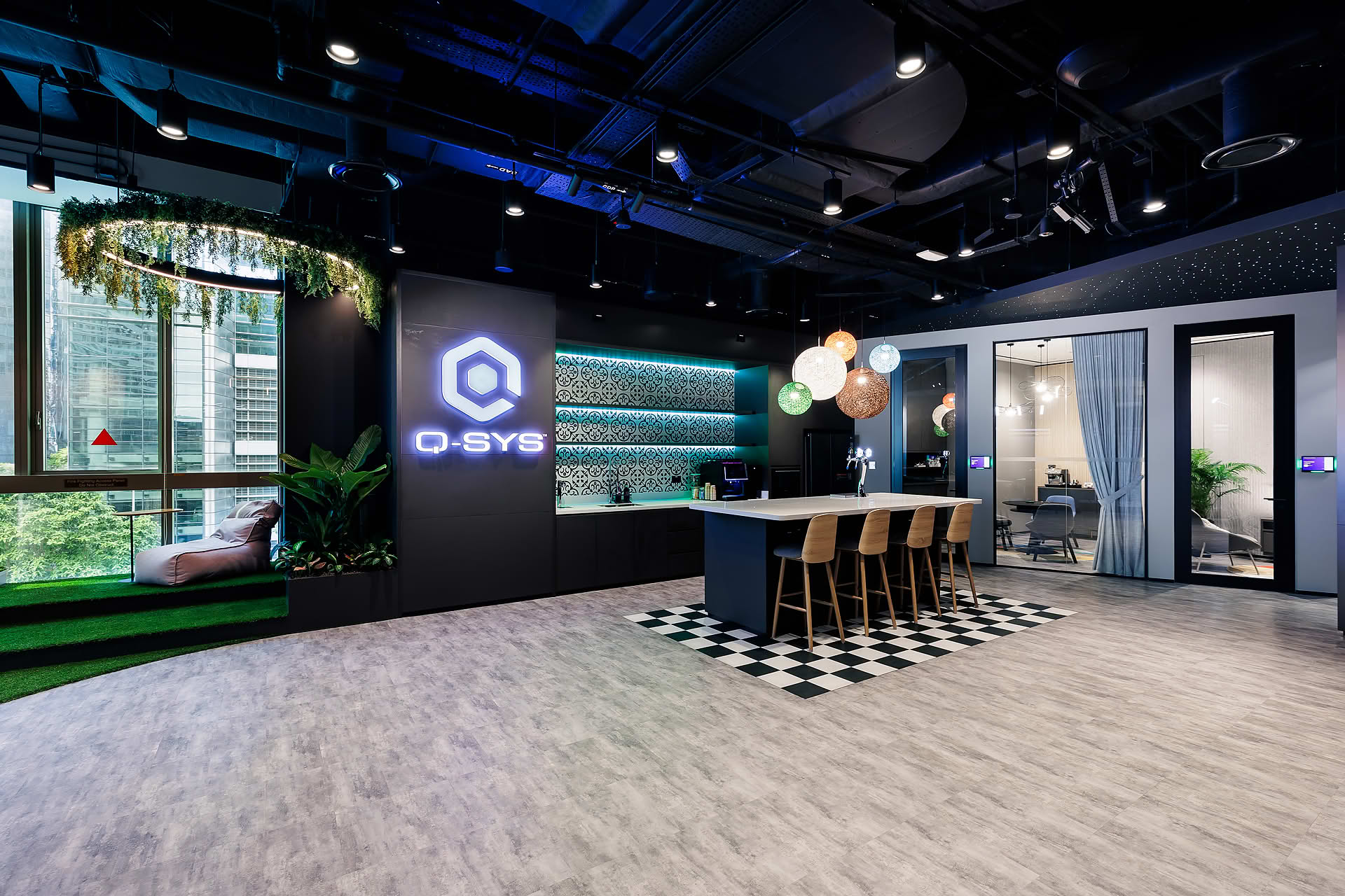 Q-SYS office interior design