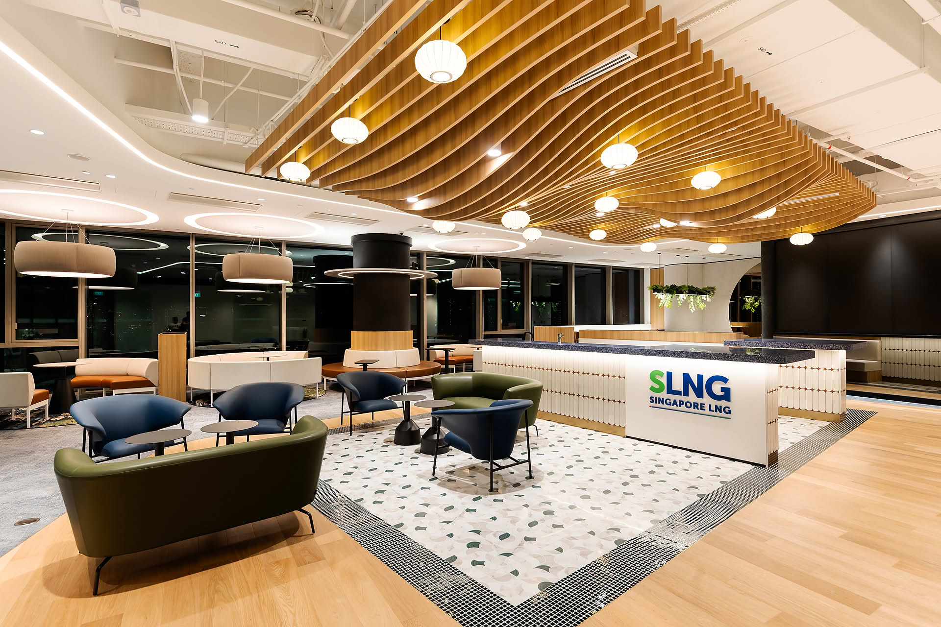 Photo of SLNG office interior design