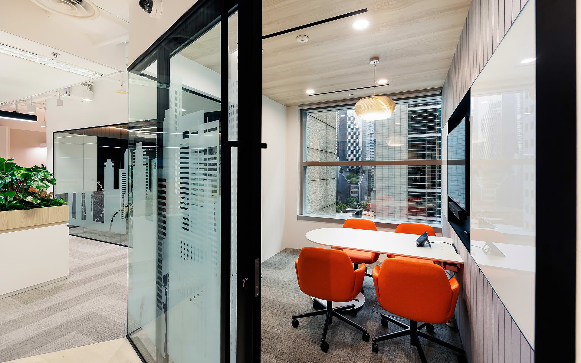 Quest office interior design at SGX Centre