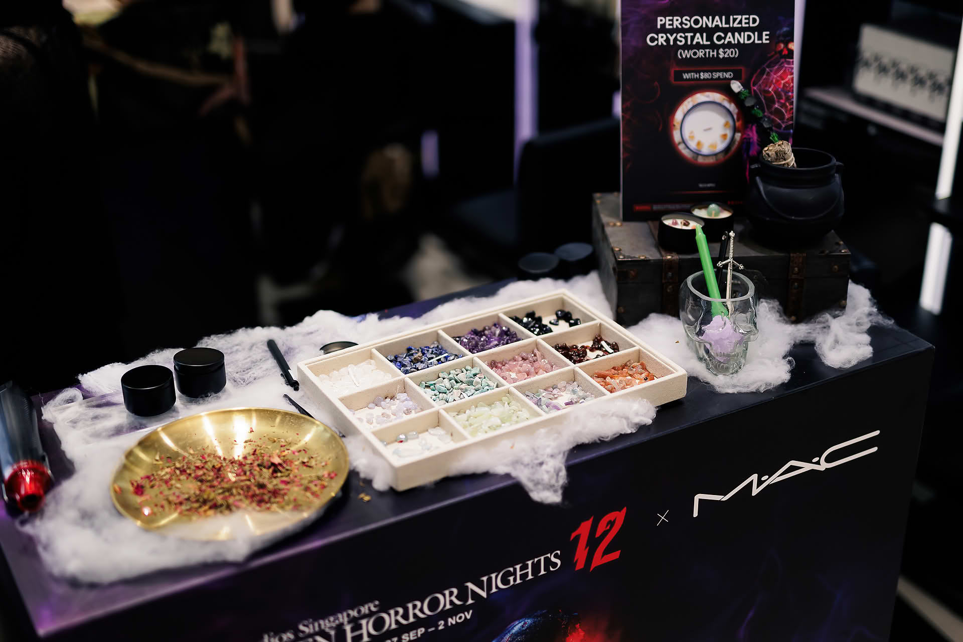Free braclet at MAC Cosmetics Halloween event