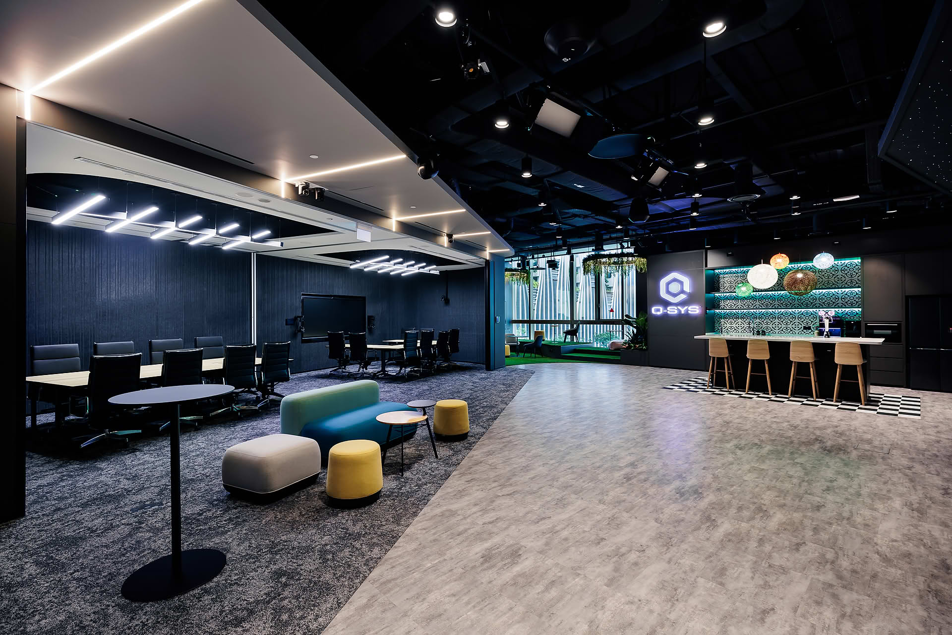 Q-SYS office interior design