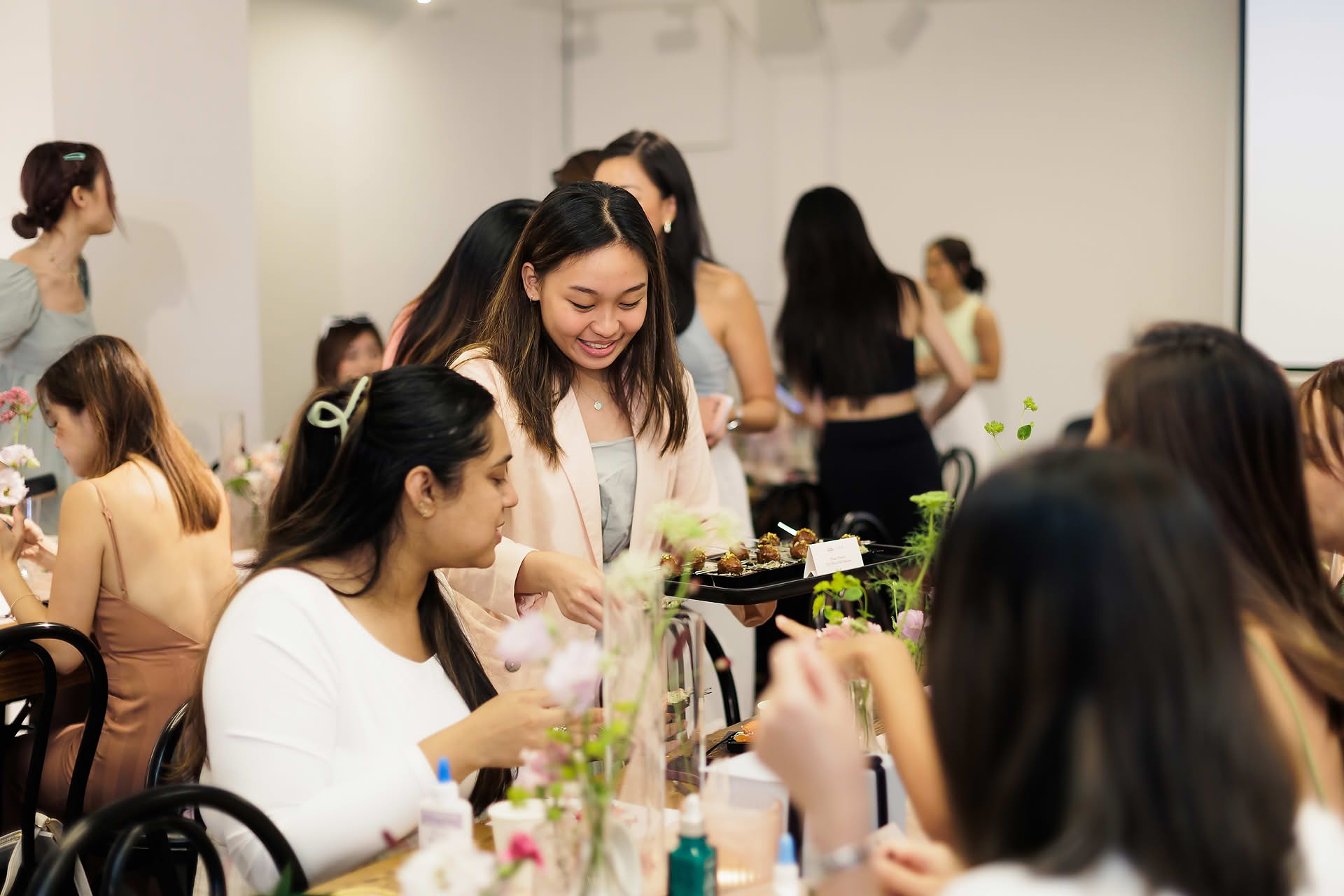 Food being served at Love Bonito & Fresh PR event