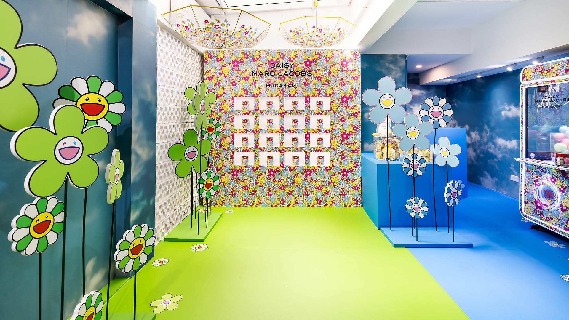 Marc Jacobs pop-up stall