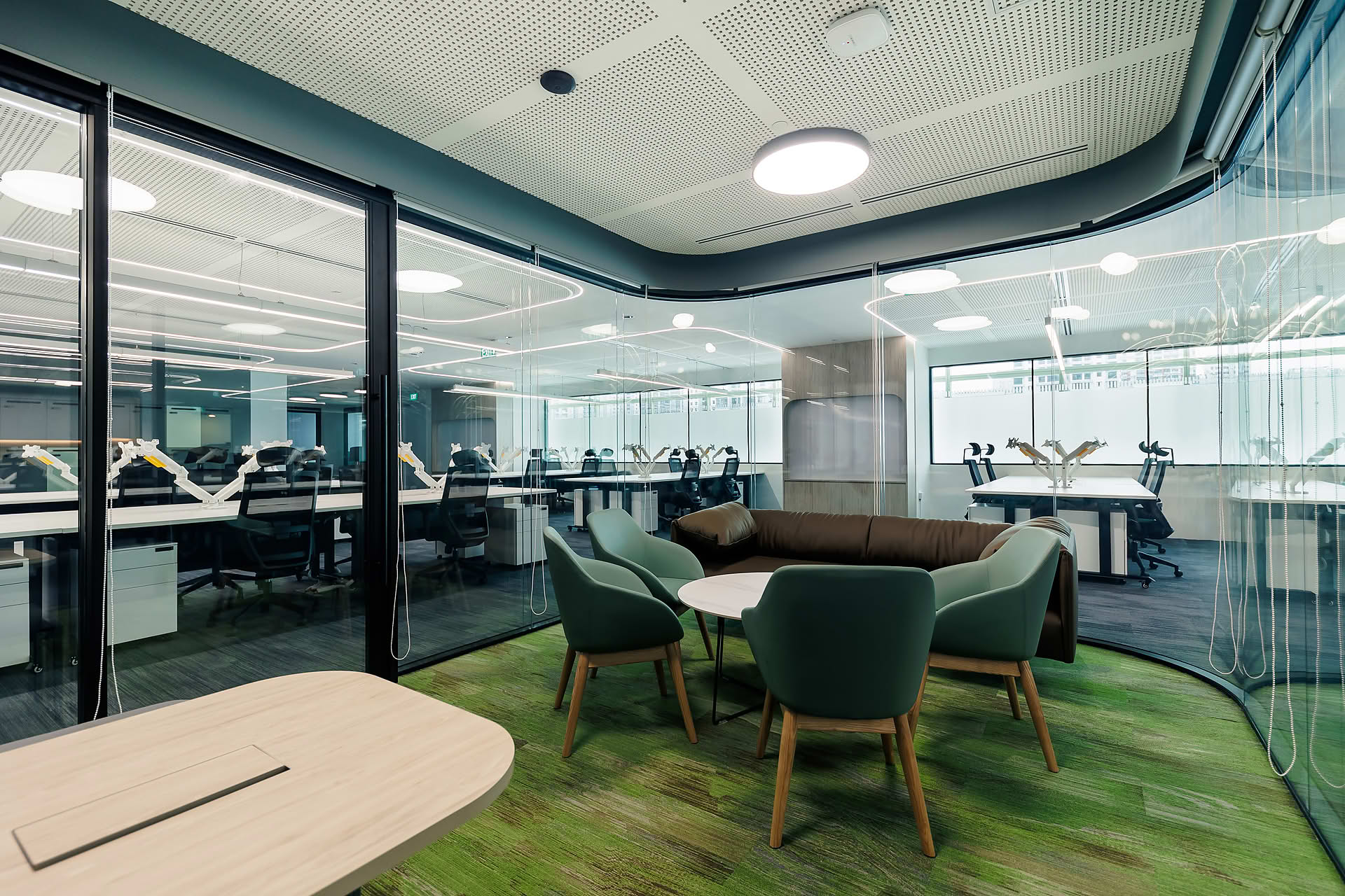 HDB Hub office interior design