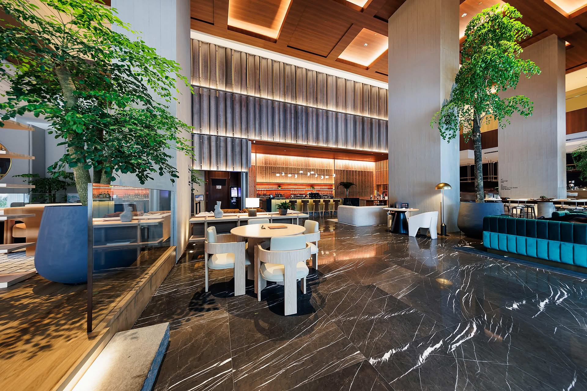 Amara Singapore hotel  lobby interior design