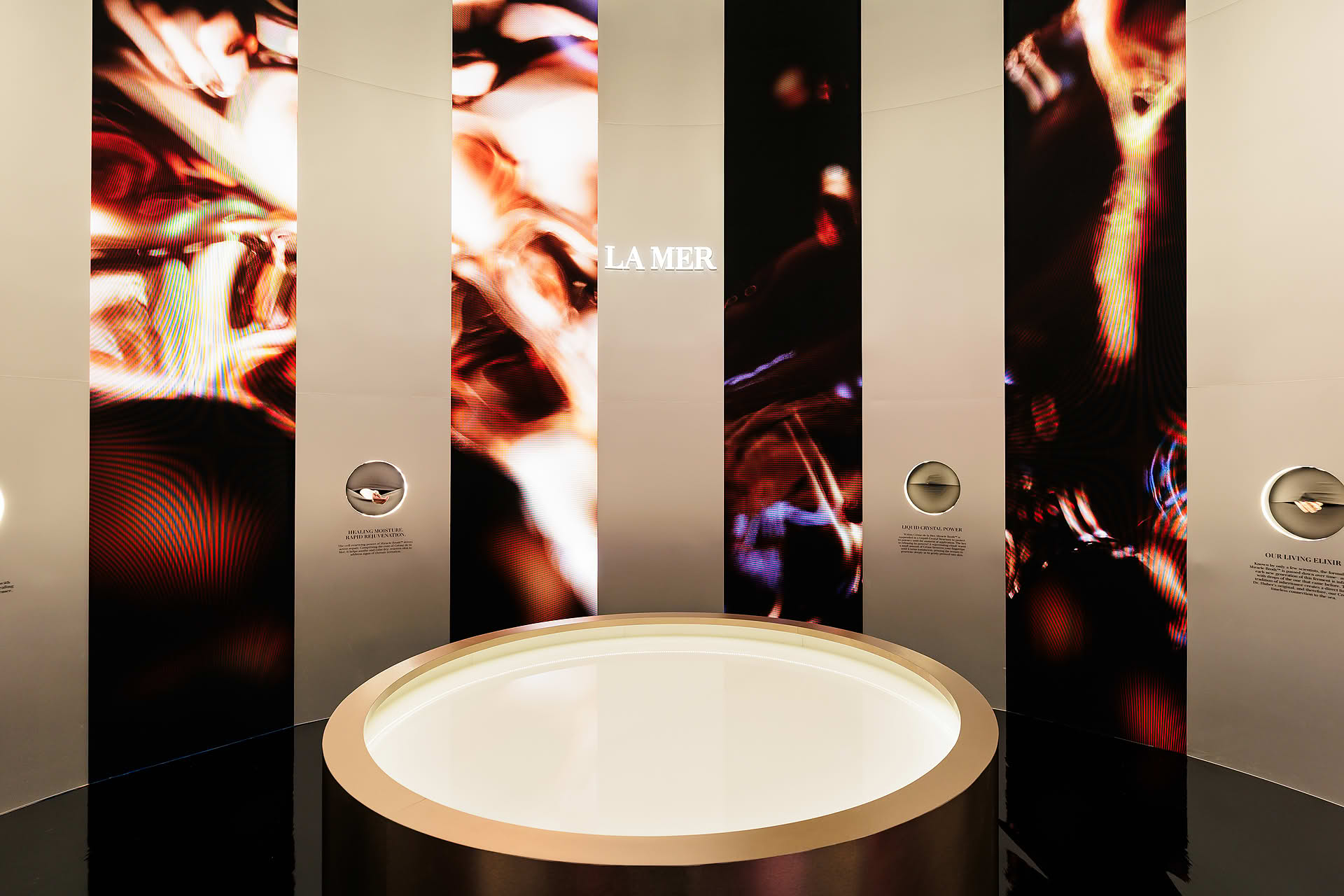 Interactive display zone at La Mer WCD PR event