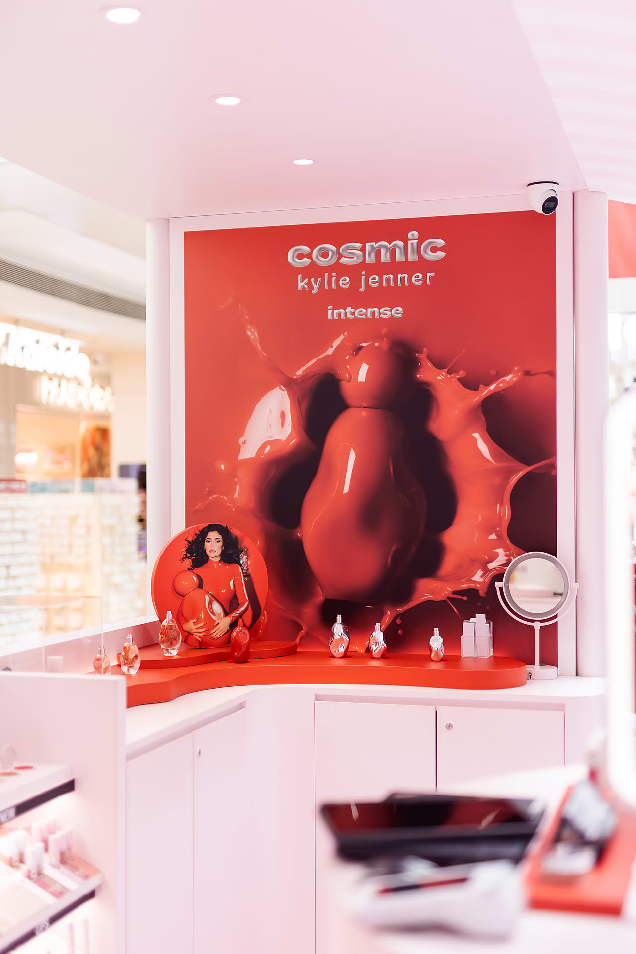 Kylie Cosmetics pop-up stall in Bugis Junction