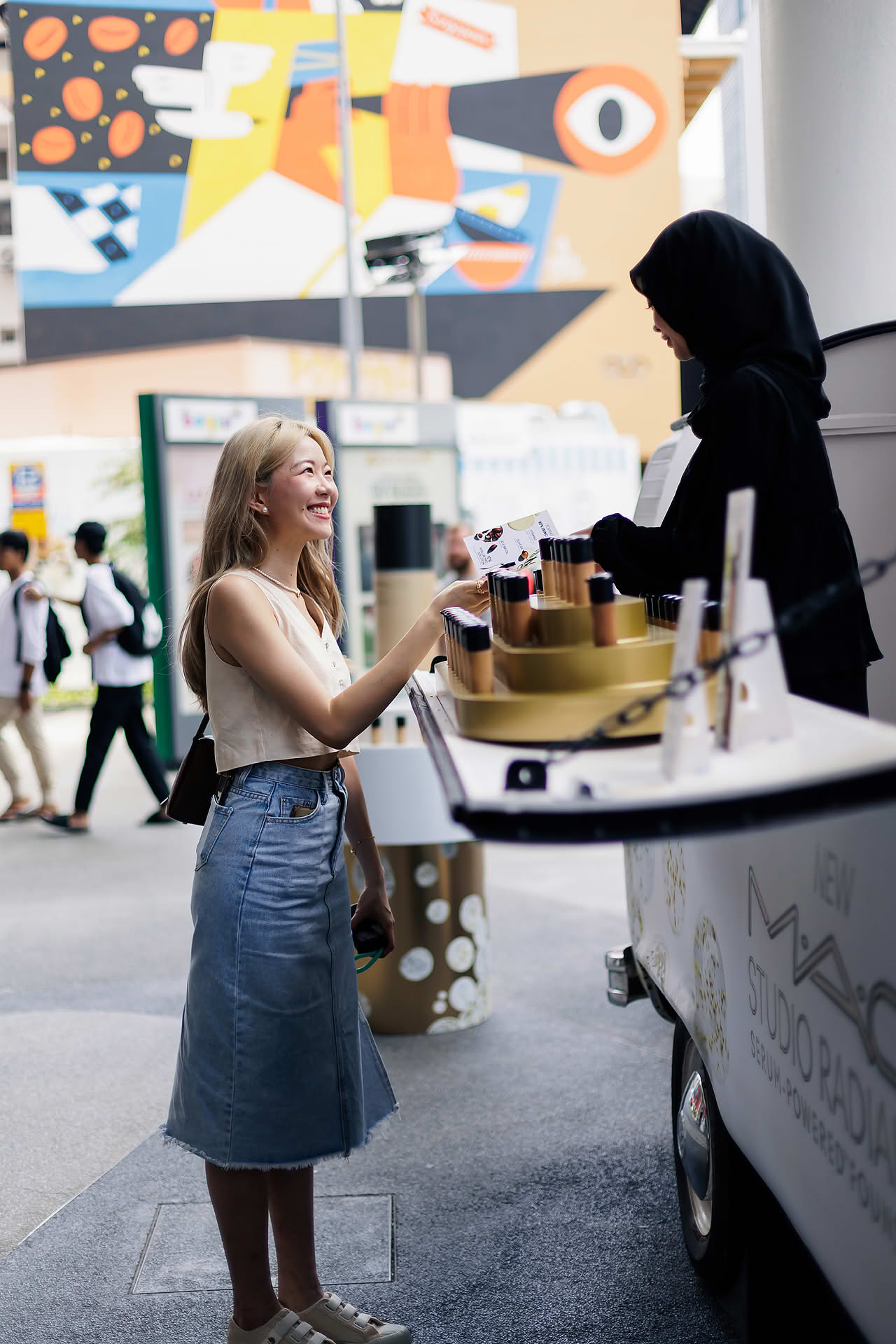 Influencers receiving MAC product and gift