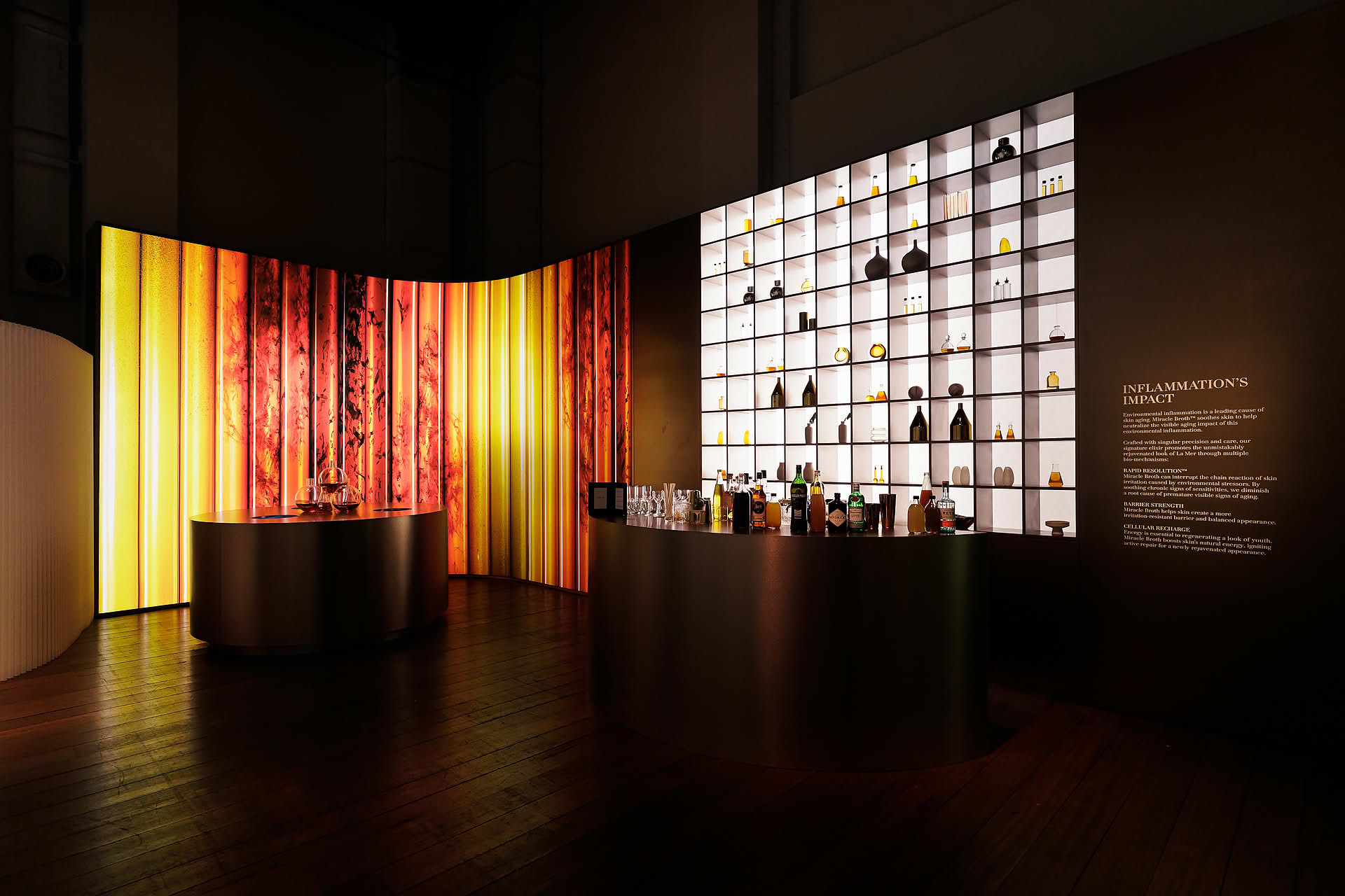 Interactive display zone at La Mer WCD PR event