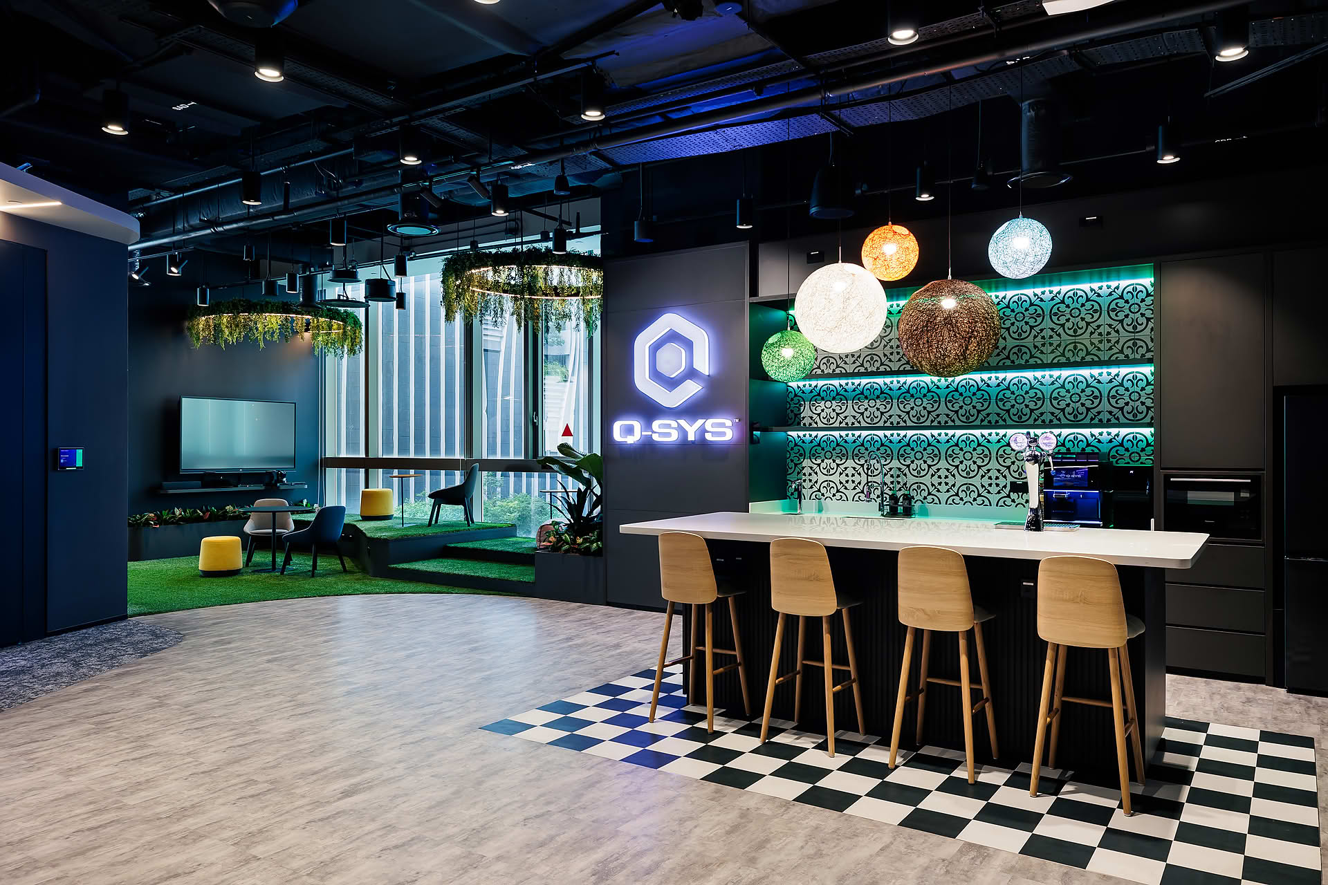Q-SYS office interior design