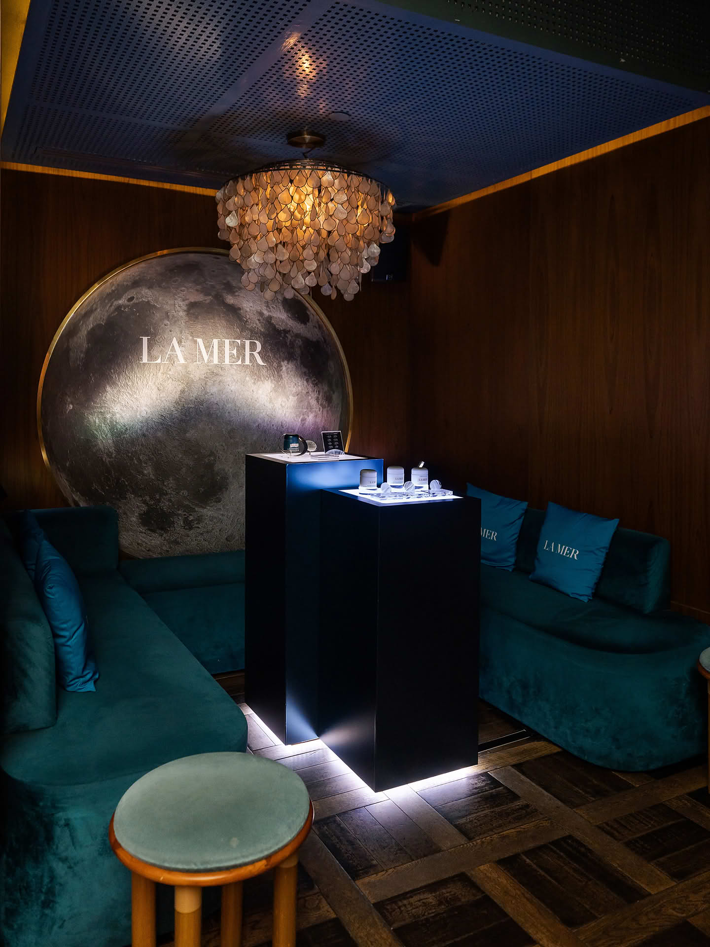Setup display at La Mer One Night event