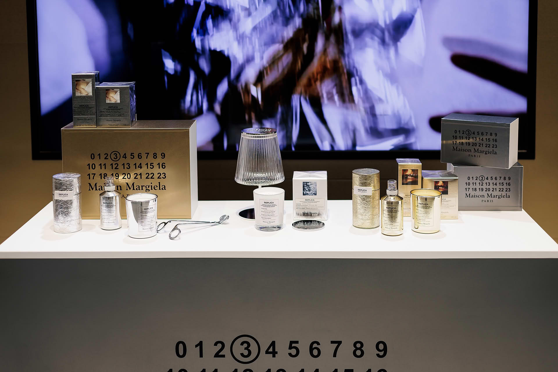 Products on display at Maison Margiela pop-up stall in Ngee Ann City