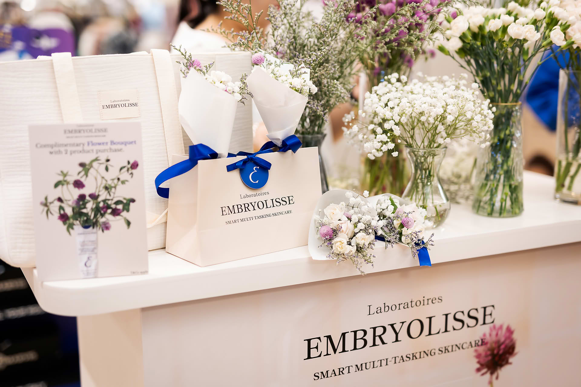 Gifts on display at Embryolisse stall in Ngee Ann City