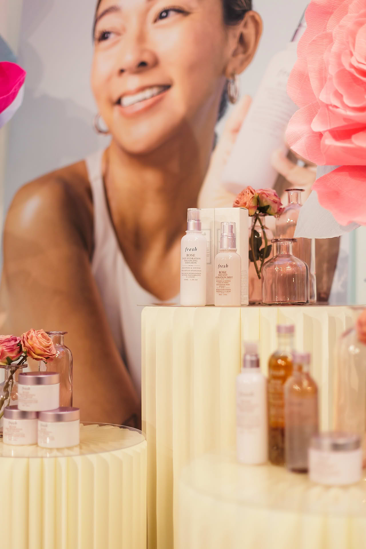 Product showcase at Love Bonito & Fresh PR event